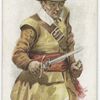 Arms and Armour. A roundhead soldier. 1649. Time of Execution of Charles I.