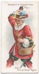 Arms and Armour. A grenadier. 1665. Time of Great Plague.