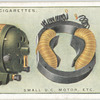 Small Direct Current Motor, Magnetic Field and Armature.