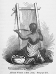 African woman at her loom. See page 209