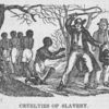 Cruelties of slavery