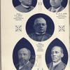 Bishop B. W. Arnett, Secretary of General Conference Commission; Rev. M. M. Moore, Treasurer of General Conference Commission; Bishop W. B. Derrick, Chairman of General Conference Commission; Bishop B. F. Lee, Chairman of Committee on Local Arrangement;