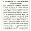 A gas-proof balloon shelter (French type).