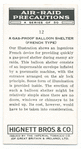 A gas-proof balloon shelter (French type).