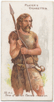 Arms and Armour. [An ancient British warrior.] 55 B.C. Time of Julius Cæsar's invasion.