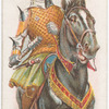 Arms and Armour. [An armed horseman with a mace.] 1304. Time of conquest of Scotland.