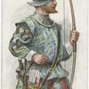 Arms and Armour. [An archer.] 1580. Time of Drake's Voyages.