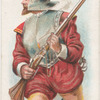 Arms and Armour. [A harquebusier.] 1588. Time of Spanish Armada.