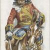 Arms and Armour. [An officer of cavalry.] 1704. Time of Battle of Blenheim.