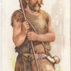 An ancient British warrior. 55 B.C. Time of Julius Cæsar's invasion.