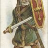 A Jutish warrior. 449 A.D. Time of landing of the Saxons.
