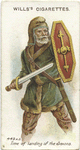 A Jutish warrior. 449 A.D. Time of landing of the Saxons.