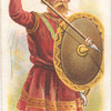 A Saxon warrior. 787 A.D. Time of Ravages of the Northmen.