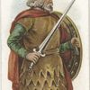 A Saxon warrior. 869 A.D. Time of King Edmund.