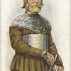 A Saxon in armour. 901 A.D. Time of King Alfred.