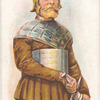 A Saxon in armour. 901 A.D. Time of King Alfred.