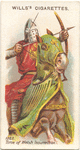 A mounted archer. 1282. Time of Welsh Insurrection.