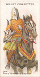 An armed horseman with a mace. 1304. Time of conquest of Scotland.