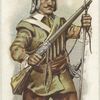 A musketeer. 1645. Time of Battle of Naseby.