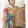 Arms and Armour. A Roman soldier. 55 B.C. Time of Julius Cæsar's invasion.