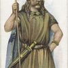 Arms and Armour. A British Chieftain. 61 A.D. Time of Boadicea.