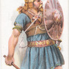 Arms and Armour. A Viking. 787 A.D. Time of Ravages of the Northmen.