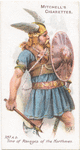 Arms and Armour. A Viking. 787 A.D. Time of Ravages of the Northmen.