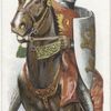 Arms and Armour. A horseman in armour. 1215. Time of Magna Charta [Magna Carta].