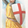 Arms and Armour. A knight with a war flail. 1264. Time of Barons' War.