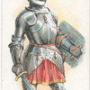 Arms and Armour. A knight (dismounted). 1465. Time of Wars of the Roses.