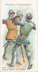 Arms and Armour. A sword and buckler combat. 1513. Time of Battle of Flodden.