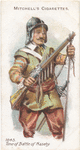 Arms and Armour. A musketeer. 1645. Time of Battle of Naseby.