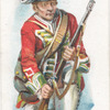 Arms and Armour. A Private, 24th Foot. 1760. Time of Conquest of Canada.