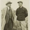 Coach Knute Rockne and Hartley Anderson, Notre Dame, 1926.