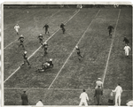 Army defeats Nebraska 13-3, West Point, N.Y. : photo shows Cagle of Army running for a short gain, 11/24/28.