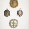 1, 2. Spinose Terrapin, Emys spinosæ; 3, 4. Amborna Box Tortoise, Cistuda amboinensis.
