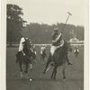 Opening of international polo match at Rumson, New Jersey : Anglo-American Eastcott team vs. Flamingo team.