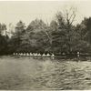 Groton School, first and second crews on the water, 1928.]