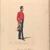 Denmark, 1835 : Deenske burgerweer en beamten