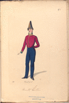 Denmark, 1835 : Deenske burgerweer en beamten