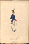 Denmark, 1835 : Deenske burgerweer en beamten