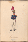 Denmark, 1835 : Deenske burgerweer en beamten