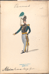 Denmark, 1835 : Deenske burgerweer en beamten