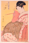 Tamaya uchi Komurasaki, Kochô, Haruji = [Komurasaki of the Tamaya, [kamuro:] Kochô, Haruji]