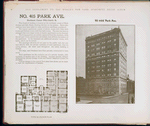 No. 405 Park Avenue. Northeast Corner Fifty-fourth Street.