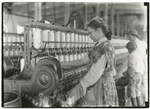 Young textile spinner, cotton mill, North Carolina