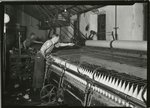 Self-acting 'spinning mules' in a Philadelphia woolen mill