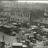 Glimpse of food market in Harlem, New York