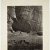 No. 10. Ancient ruins in the Cañon de Chelle [Chelly], N. M. in a niche 50 feet above present cañon bed