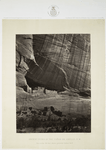 No. 10. Ancient ruins in the Cañon de Chelle [Chelly], N. M. in a niche 50 feet above present cañon bed